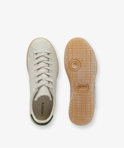 「LACOSTE」 ローカットスニーカー 24.0cm オフホワイト レディース_画像4