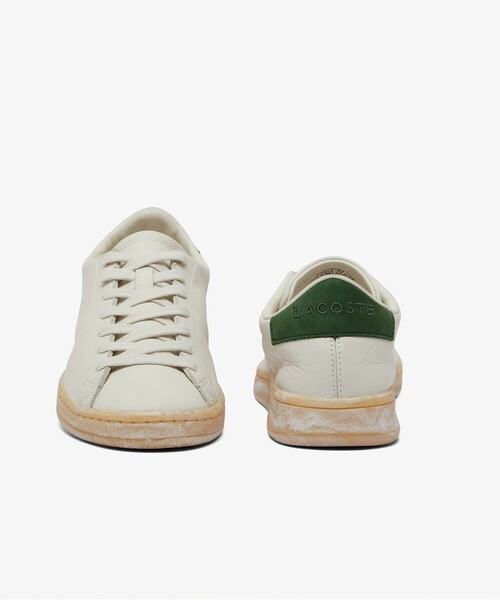 「LACOSTE」 ローカットスニーカー 24.0cm オフホワイト レディース_画像5