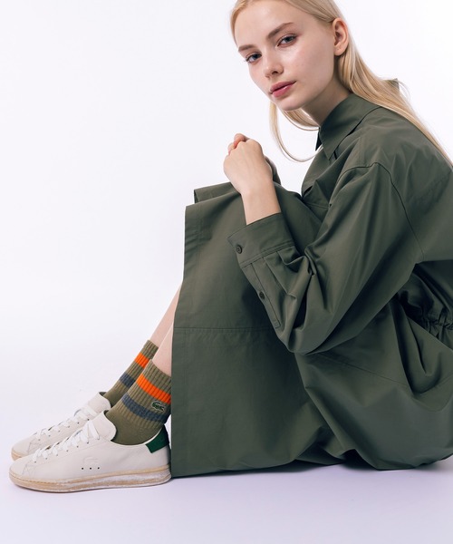 「LACOSTE」 ローカットスニーカー 24.0cm オフホワイト レディース_画像6