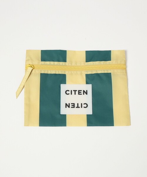 CITEN（シテン） ポーチ 「CITEN」フラットポーチストライプ