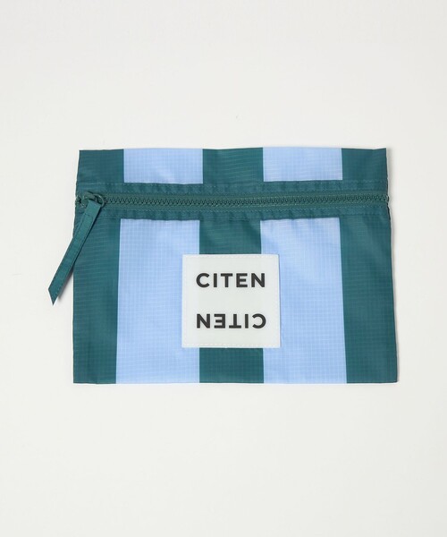 CITEN（シテン） ポーチ 「CITEN」フラットポーチストライプ