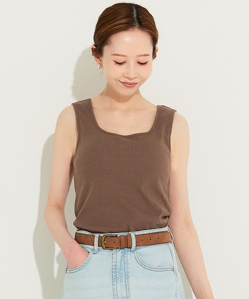 coca（コカ） タンクトップ ノースリーブ 「WEB限定セール」OUT BRA
