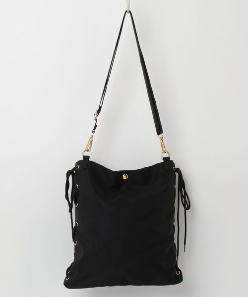 「JILL by JILL STUART」 リボンショルダーバッグ - ブラック レディース_画像2