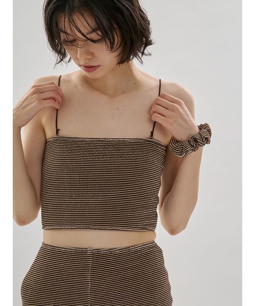 emmi 水着 シュシュ付きバンドゥスイムウェア レディース : ZOZOTOWN