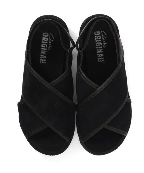 Clarks クロスサンダル　スエードレザー Clarks（クラークス） サンダル MEARE CROSS レディースサンダル