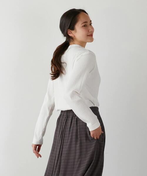 「MELROSE claire」 長袖カットソー FREE ブラック レディース_画像7