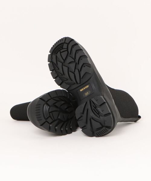 「NEUE THE MARKET」 ショートブーツ 25cm ブラック レディース_画像3