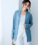 カーディガン 「持続冷感・UVカット」指穴付ト...の詳細画像3
