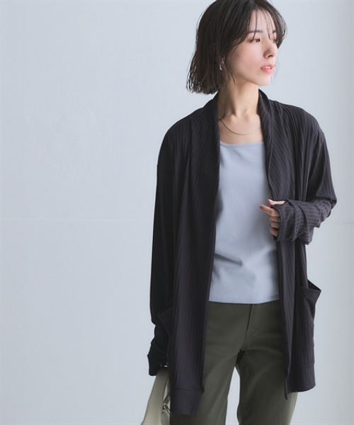 ニッセン（nissen） カーディガン 「持続冷感・UVカット」指穴付