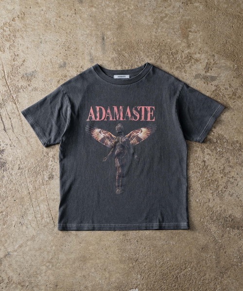 ADAMASTE tシャツ Vintage Make Short Band T-shirt - ヴィンテージ