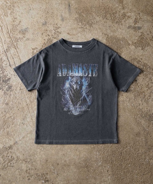 ADAMASTE tシャツ Vintage Make Short Band T-shirt - ヴィンテージ