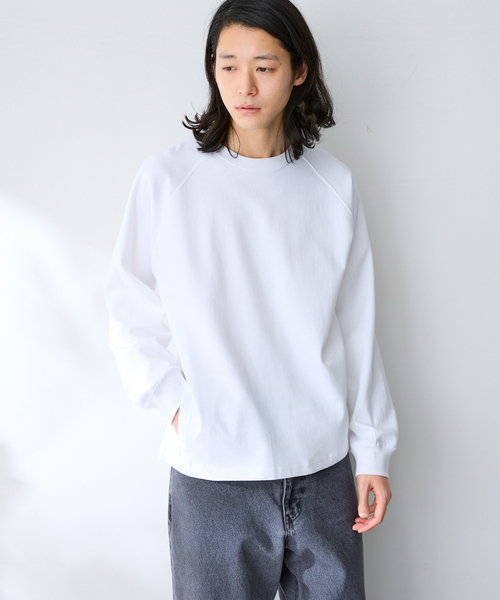 B.C STOCK（ベーセーストック） tシャツ ライトポンチラグランロンT