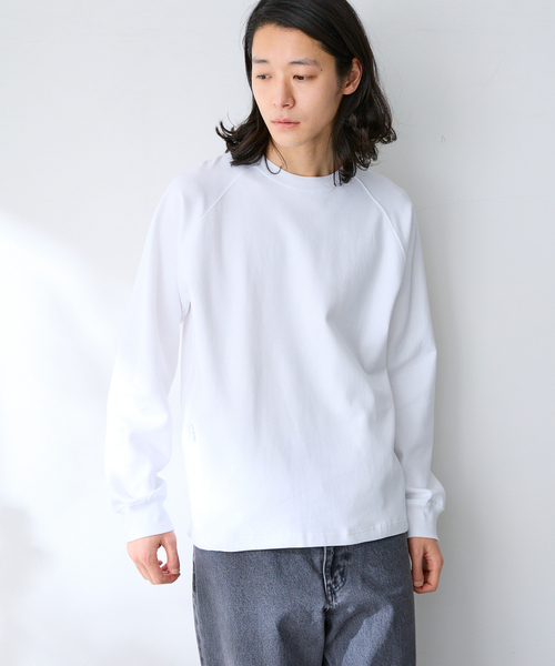 B.C STOCK（ベーセーストック） tシャツ ライトポンチラグランロンT