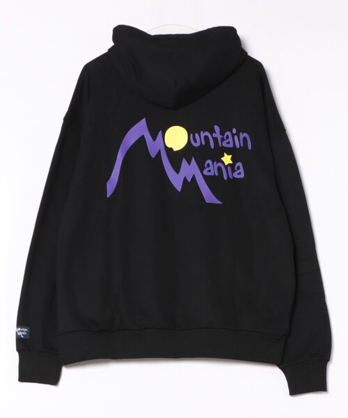 「Mountain Mania」 プルオーバーパーカー MEDIUM ブラック メンズ_画像2