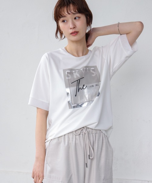 Bou Jeloud（ブージュルード） tシャツ 半袖 スクエアBOXロゴT-shirt
