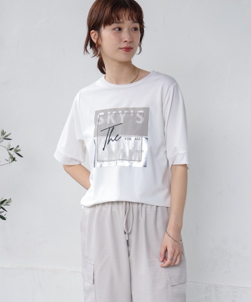 Bou Jeloud（ブージュルード） tシャツ 半袖 スクエアBOXロゴT-shirt