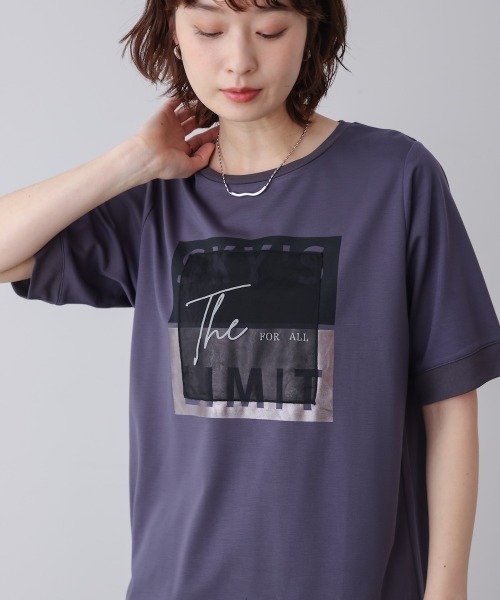 Bou Jeloud（ブージュルード） tシャツ 半袖 スクエアBOXロゴT-shirt