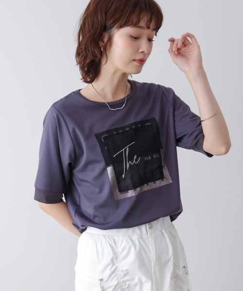 Bou Jeloud（ブージュルード） tシャツ 半袖 スクエアBOXロゴT-shirt