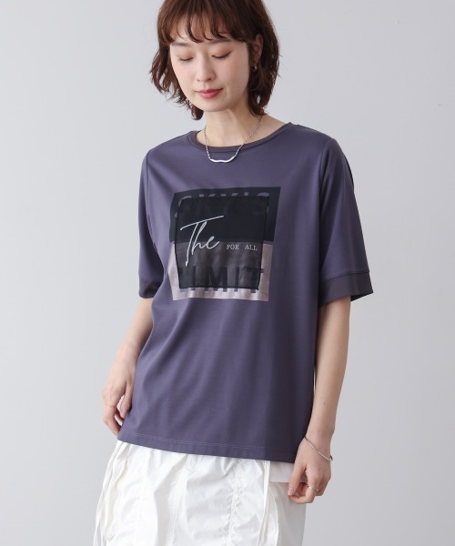 Bou Jeloud（ブージュルード） tシャツ 半袖 スクエアBOXロゴT-shirt