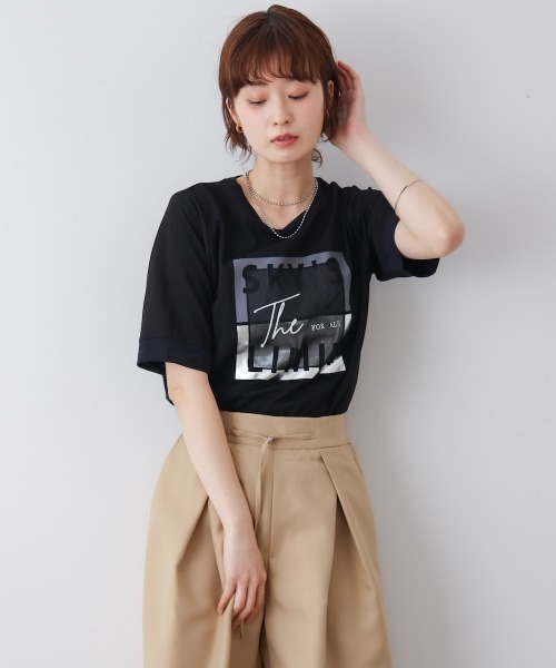 Bou Jeloud（ブージュルード） tシャツ 半袖 スクエアBOXロゴT-shirt