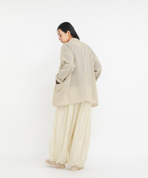 パンツ シアーバルーンパンツ レディースの画像