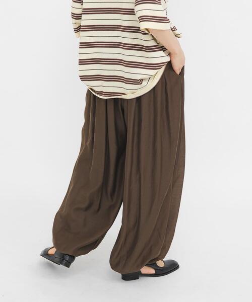 パンツ シアーバルーンパンツ レディースの画像