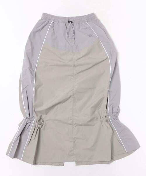 「JEANASIS」 ロングスカート「Reebokコラボ」 FREE グレー レディース_画像2