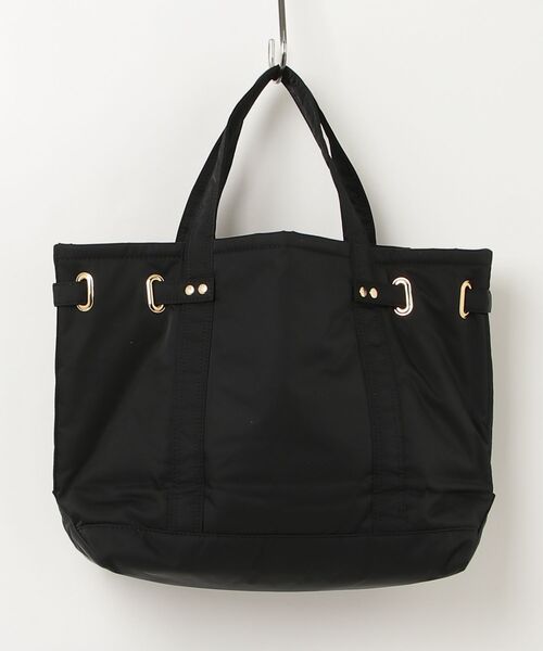 シータパランティカ BONDED POLYESTER トートバッグ ブラック sita parantica（シータパランティカ） トートバッグ SITA PARANTICA