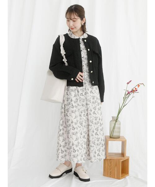 「Te chichi TERRASSE」 長袖ワンピース F ベージュ レディース_画像5