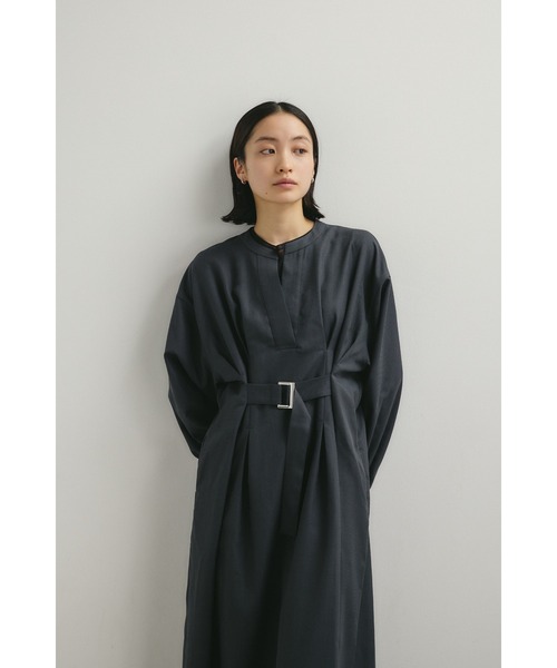 「STYLEMIXER」 長袖ワンピース MEDIUM チャコールグレー レディースの画像