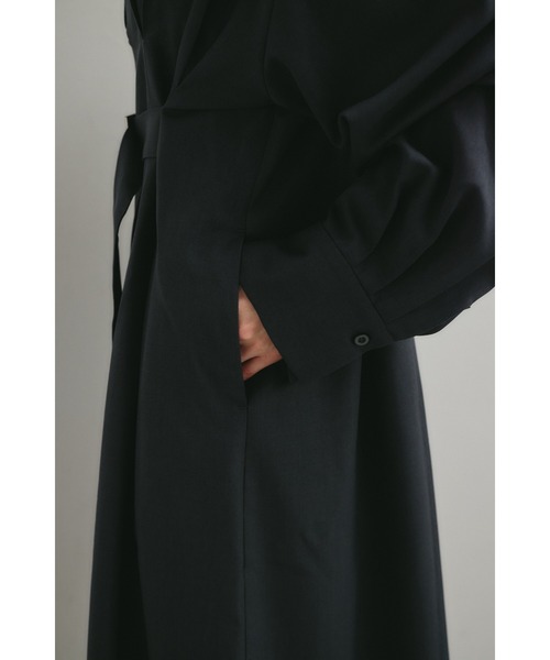 「STYLEMIXER」 長袖ワンピース MEDIUM チャコールグレー レディースの画像