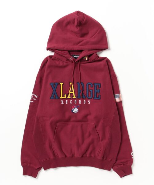 XLARGE バーガンディ パーカー M XLARGE（エクストラ ラージ） プルオーバーパーカー M バーガンディー