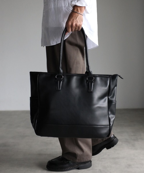 「GUSCIO UOMO」 トートバッグ FREE ダークグレー メンズ_画像8