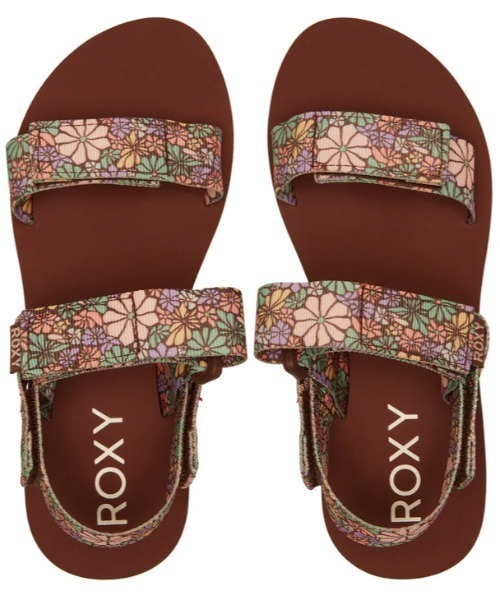 「ROXY」 フラットサンダル 23cm ブラウン レディース_画像7