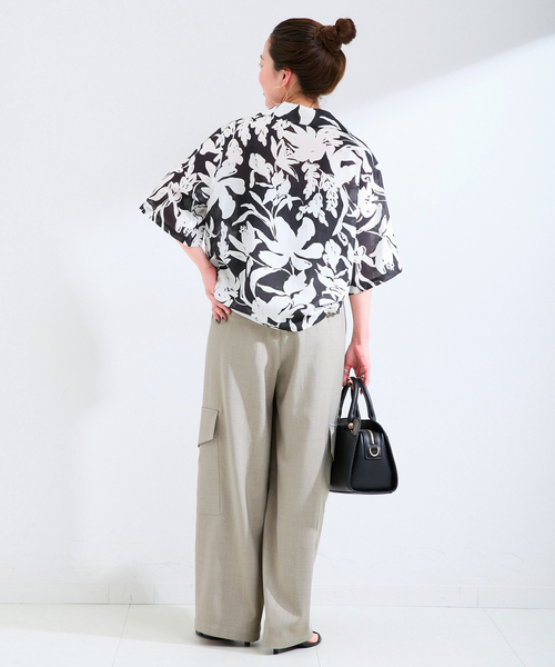 極美品✨️Theory オフショルダーブラウス コットンシャツ 手洗い可 25SS B.C STOCK（ベーセーストック） ブラウス シャツ 手洗い可