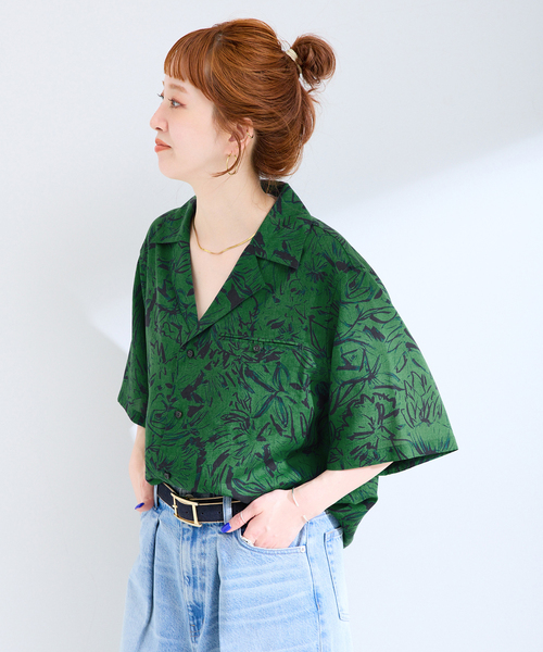 極美品✨️Theory オフショルダーブラウス コットンシャツ 手洗い可 25SS B.C STOCK（ベーセーストック） ブラウス シャツ 手洗い可