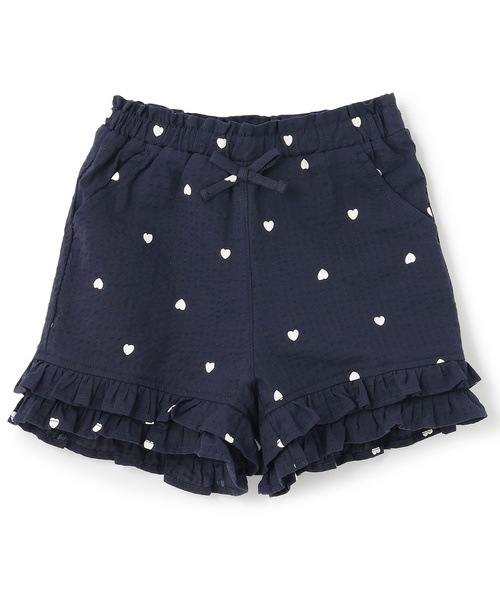 petit main パンツ 「接触冷感」ちびフリルショートパンツ キッズ 子供