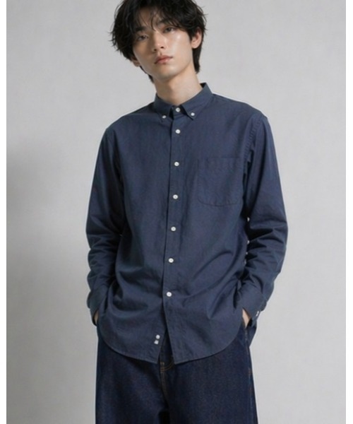 Sakka シャツ コットンブロードボタンダウンカラーシャツMADE IN JAPAN