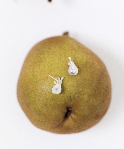 ピアス MEDI SLV925 PEAR PIERCE レディースの画像
