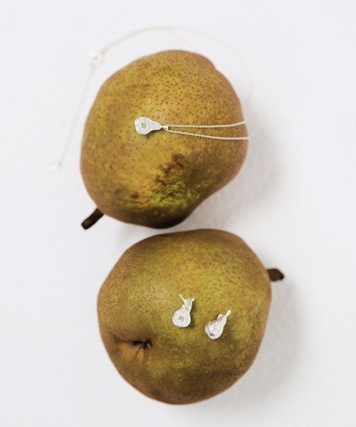 ピアス MEDI SLV925 PEAR PIERCE レディースの画像