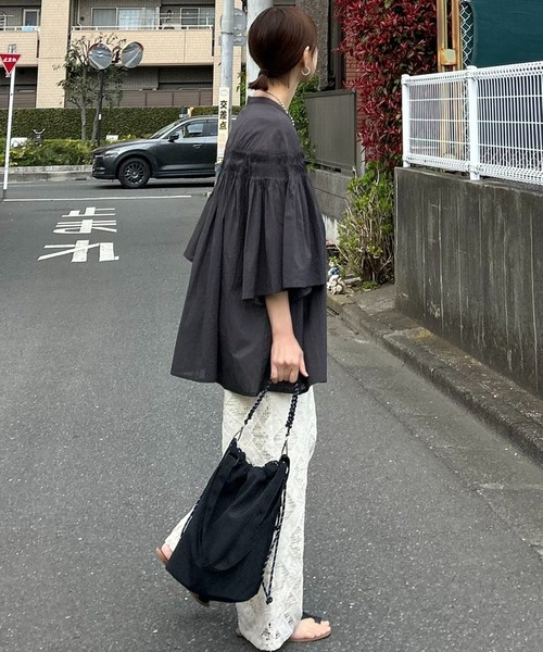 「notch.」 スラックス TM アイボリー レディース_画像7