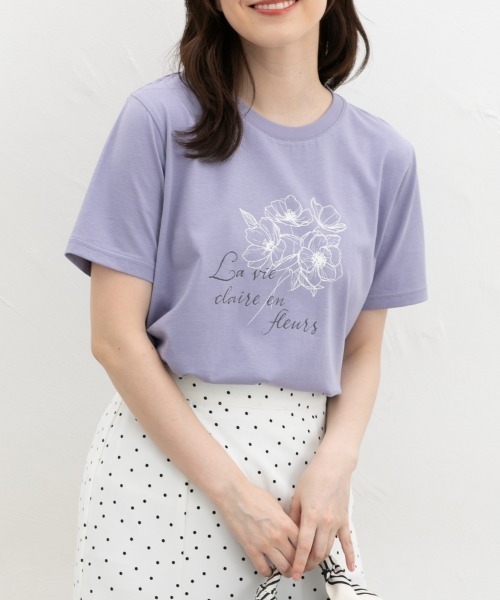 Honeys（ハニーズ） tシャツ 半袖 「ハニさら・接触冷感・UVカット