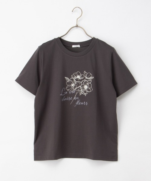 Honeys（ハニーズ） tシャツ 半袖 「ハニさら・接触冷感・UVカット