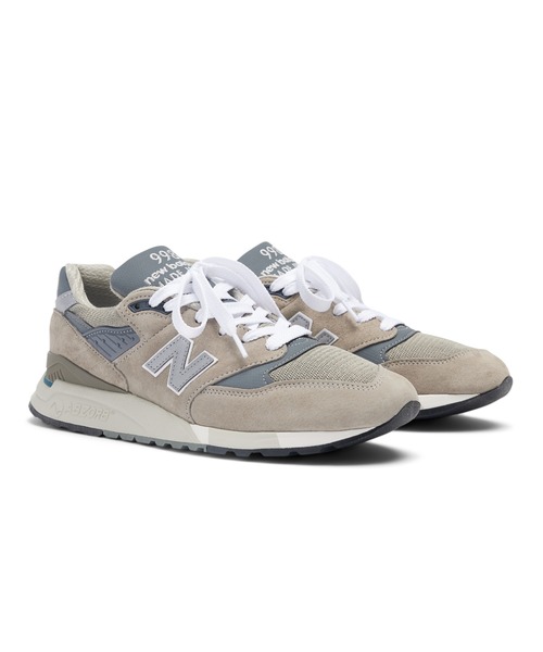 「New Balance」 ローカットスニーカー 27.5cm グレー メンズ_画像2
