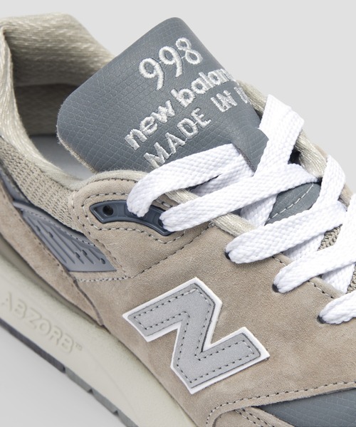 「New Balance」 ローカットスニーカー 27.5cm グレー メンズ_画像8