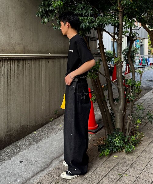 「CIAOPANIC」 デニムパンツ MEDIUM ブラック メンズ_画像7