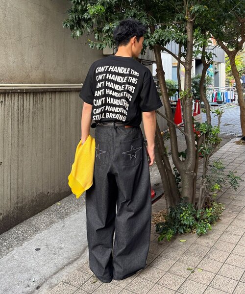 「CIAOPANIC」 デニムパンツ MEDIUM ブラック メンズ_画像8