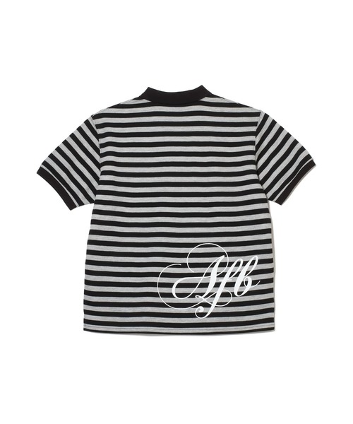 AFB（エーエフビー） ポロシャツ 半袖 BORDER BIG SS POLO メンズ