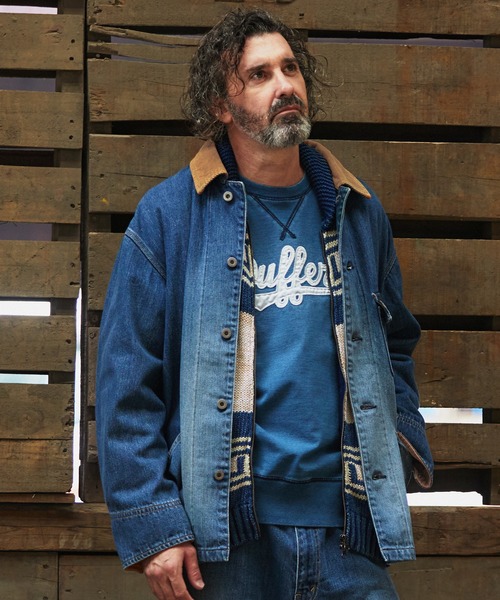 美品 完売品 ドゥロワー SELVAGEDENIM 本藍 カバーオール M The DUFFER of ST.GEORGE（ザダファーオブセントジョージ