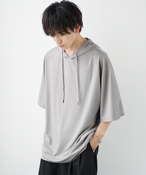 MinoriTY パーカー 「MinoriTY」ポンチ素材ビッグシルエット半袖